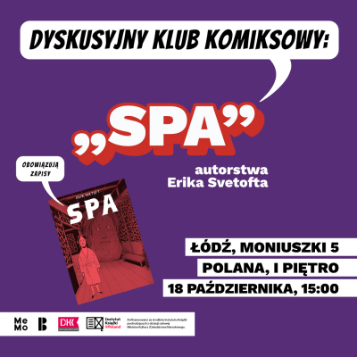 Dyskusyjny Klub Komiksowy: "SPA" Erika Svetofta