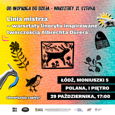 Linia mistrza &ndash; warsztaty linorytu inspirowane tw&oacute;rczością Albrechta D&uuml;rera